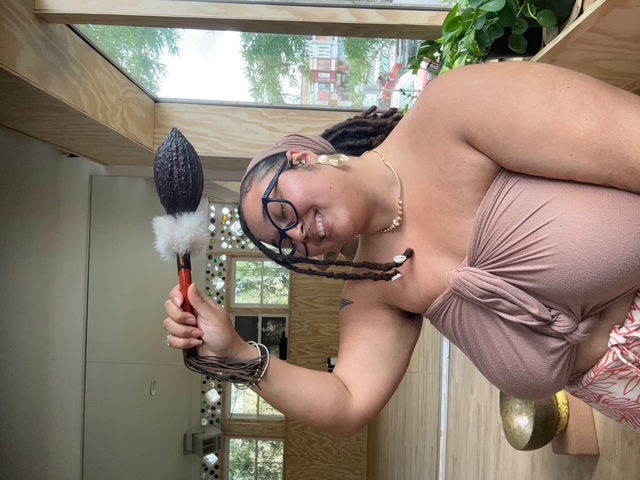 Chima guiding an embodied sound practice